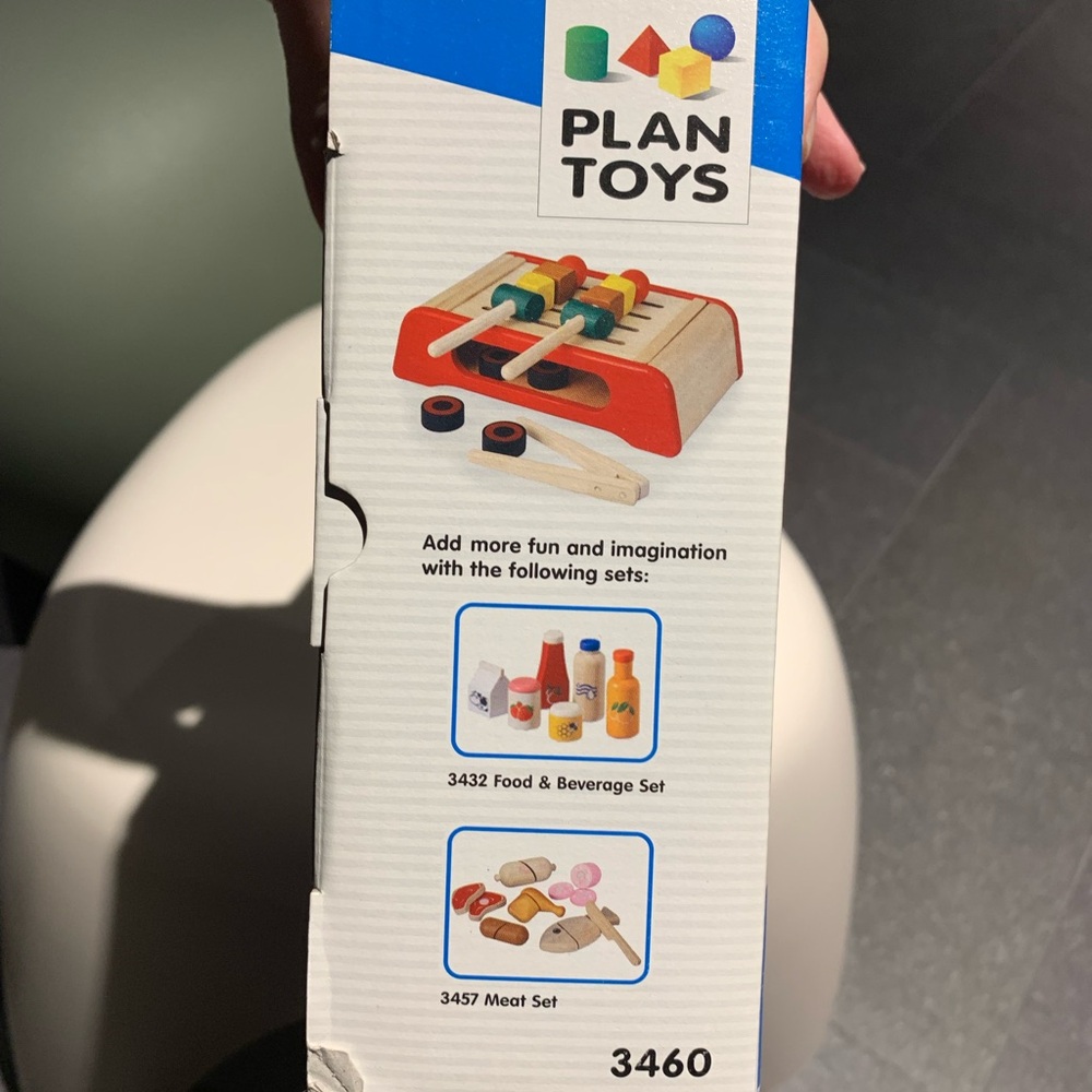 Plan Toys Kitchen Cooking BBQ grill NIB